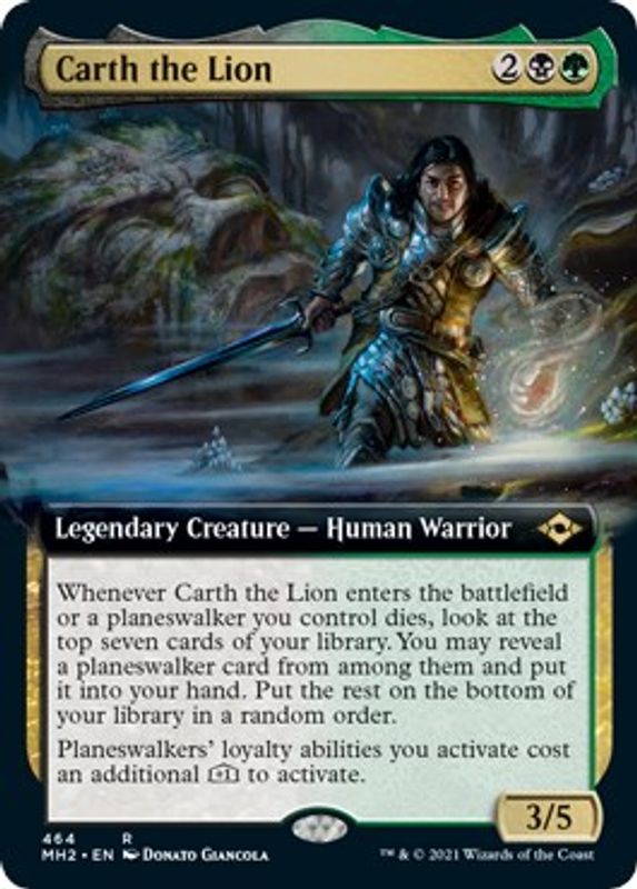 Carth the Lion (Extended Art) - 464 - Rare
