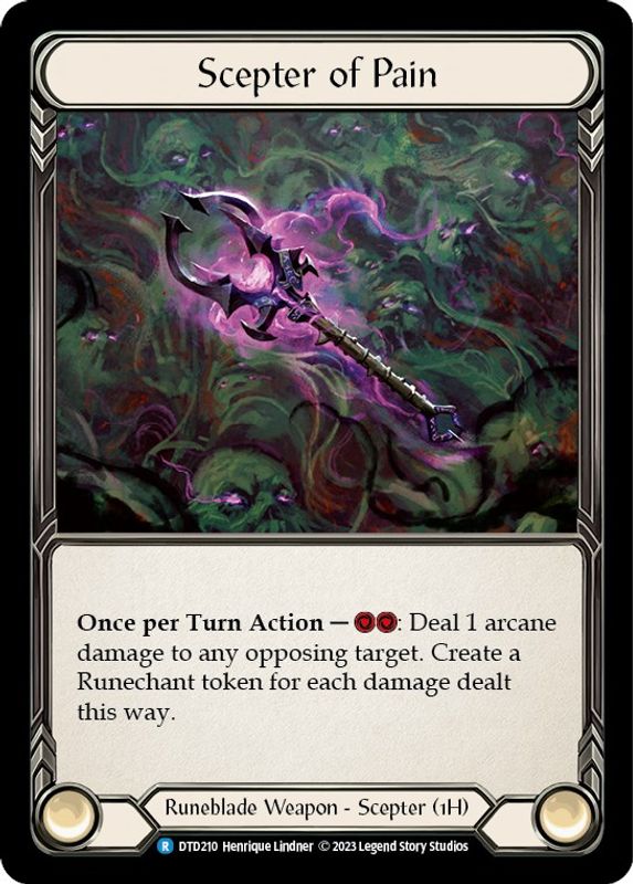 Scepter of Pain - DTD210 - Rare