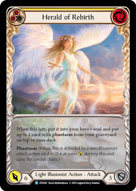 Herald of Rebirth (Yellow) - DTD021 - Rare