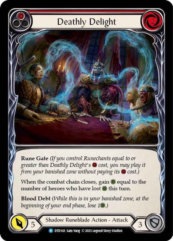Deathly Delight (Red) - DTD143 - Rare