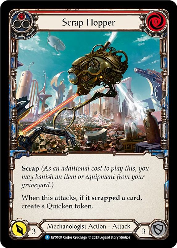 Scrap Hopper (Red) - EVO108 - Rare