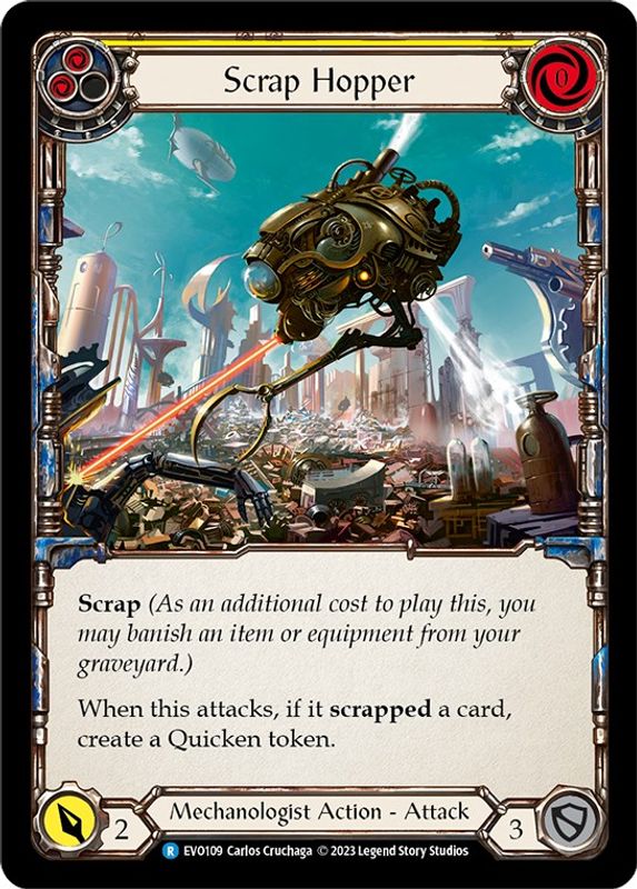 Scrap Hopper (Yellow) - EVO109 - Rare