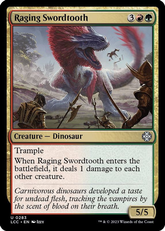 Raging Swordtooth - Uncommon