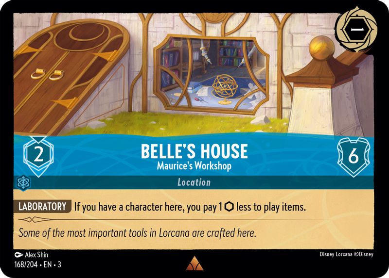 Belle's House - Maurice's Workshop - 168/204 - Rare