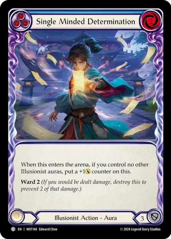 Single Minded Determination (Blue) - MST148 - Common