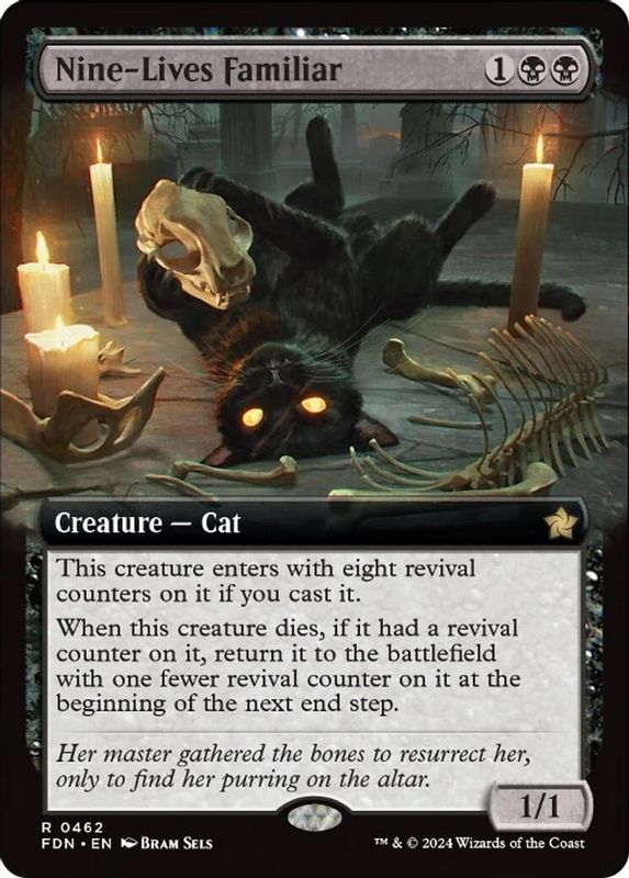 Nine-Lives Familiar (Extended Art) - 462 - Rare