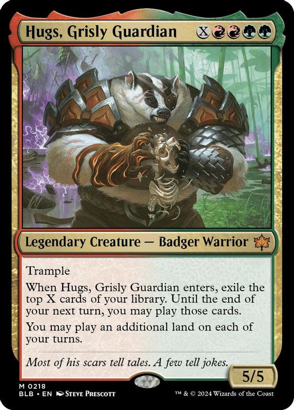 Hugs, Grisly Guardian - 218 - Mythic