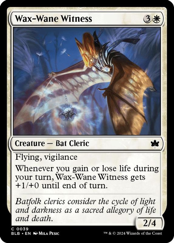Wax-Wane Witness - 39 - Common