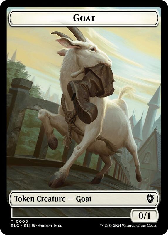 Goat // Wolf (032) Double-Sided Token - 5 // 32 - Token
