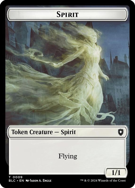 Spirit // Faerie Double-Sided Token - 9 // 12 - Token