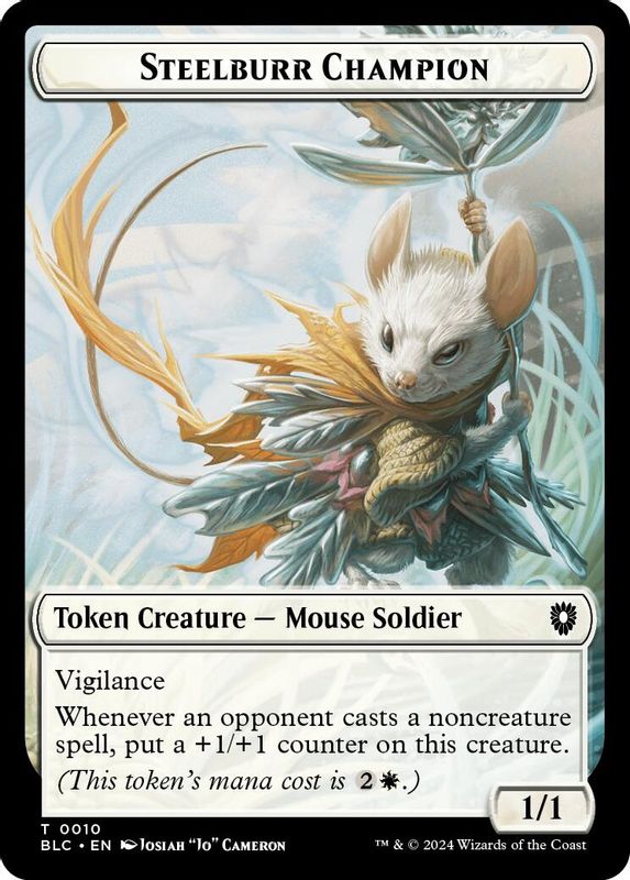 Steelburr Champion // Squid Double-Sided Token - 10 // 17 - Token