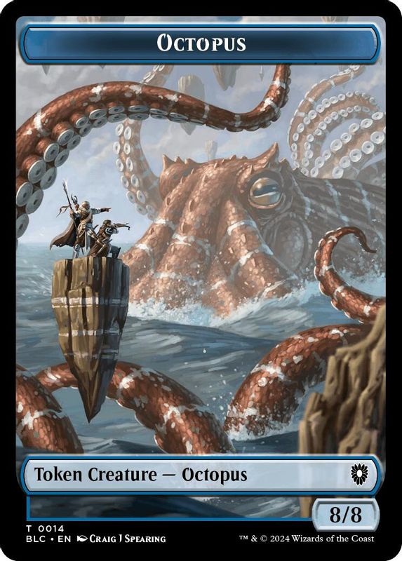 Octopus // Rabbit Double-Sided Token - 14 // 3 - Token