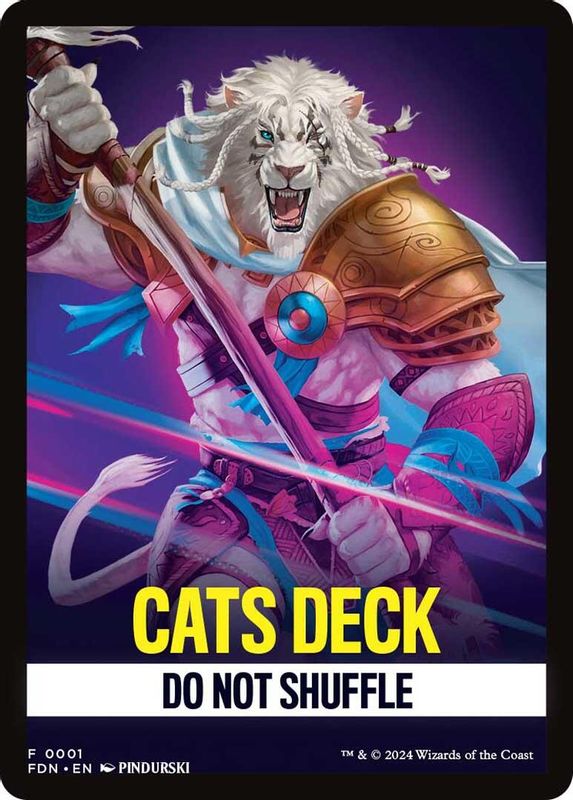 Cats Deck Theme Card - 1 - Token