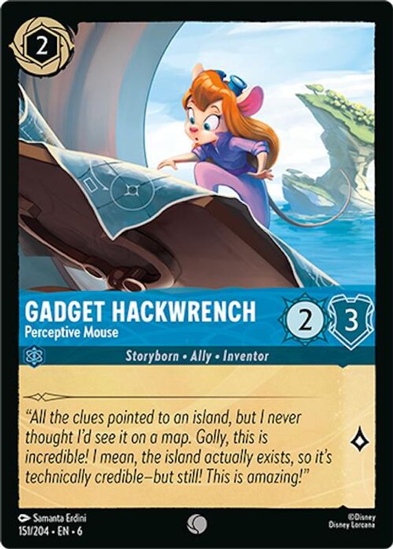 Gadget Hackwrench - Perceptive Mouse - 151/204 - Common