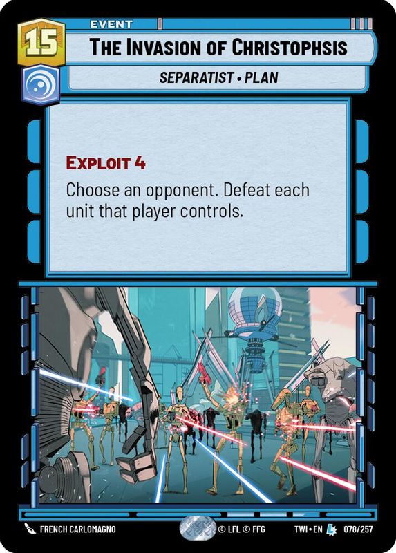 The Invasion of Christophsis - 078/257 - Legendary