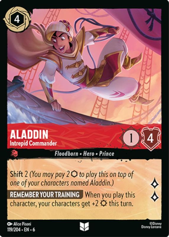 Aladdin - Intrepid Commander - 119/204 - Uncommon
