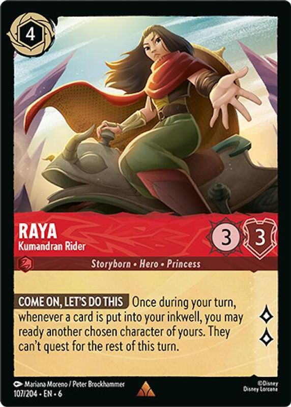 Raya - Kumandran Rider - 107/204 - Rare