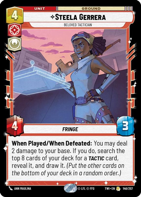 Steela Gerrera - Beloved Tactician - 146/257 - Rare