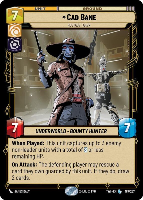Cad Bane - Hostage Taker - 187/257 - Legendary