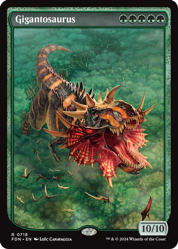 Gigantosaurus (Full Art) - 718 - Rare