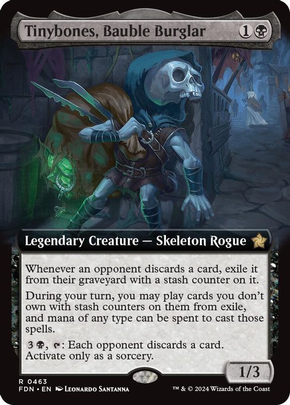 Tinybones, Bauble Burglar (Extended Art) - 463 - Rare