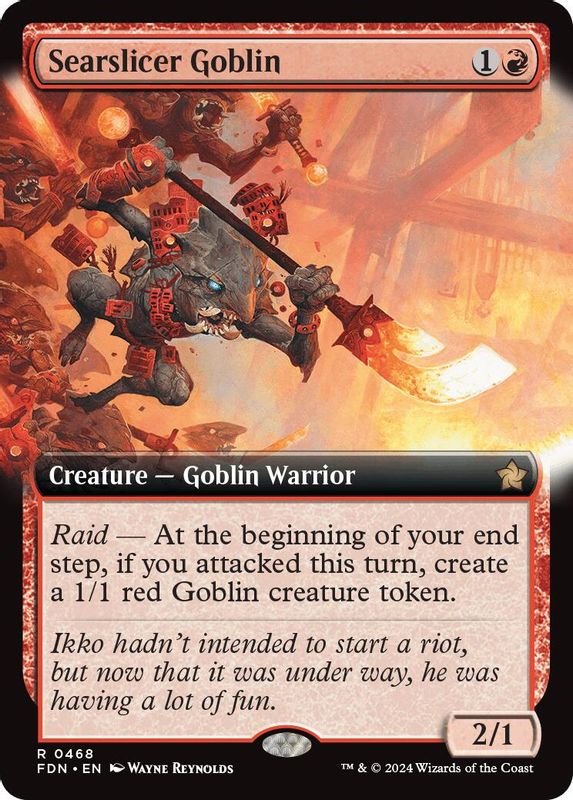 Searslicer Goblin (Extended Art) - 468 - Rare