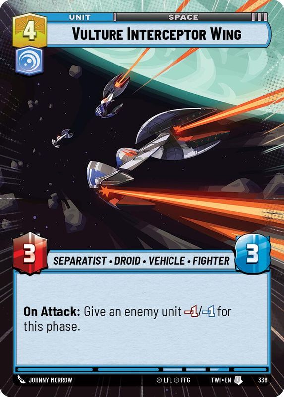 Vulture Interceptor Wing (Hyperspace) - 336 - Uncommon