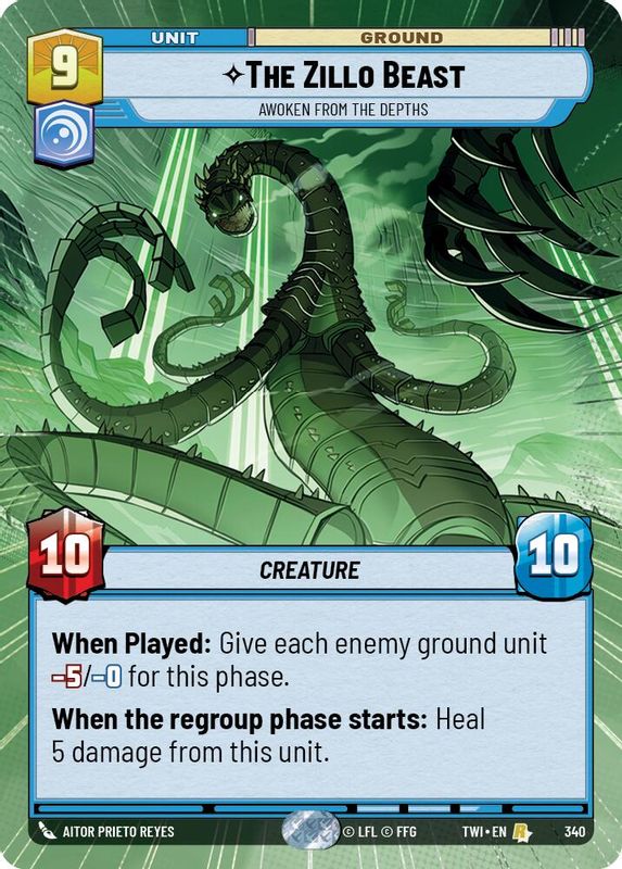 The Zillo Beast - Awoken From The Depths (Hyperspace) - 340 - Rare