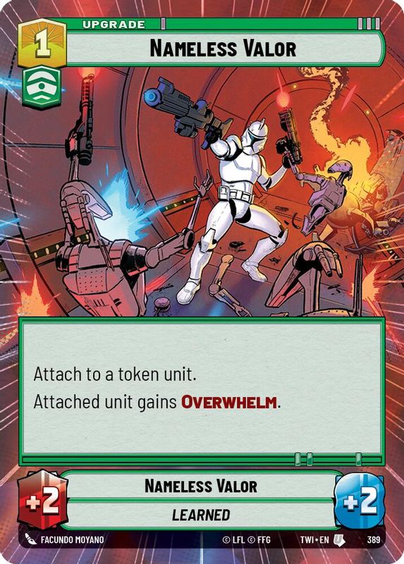 Nameless Valor (Hyperspace) - 389 - Uncommon