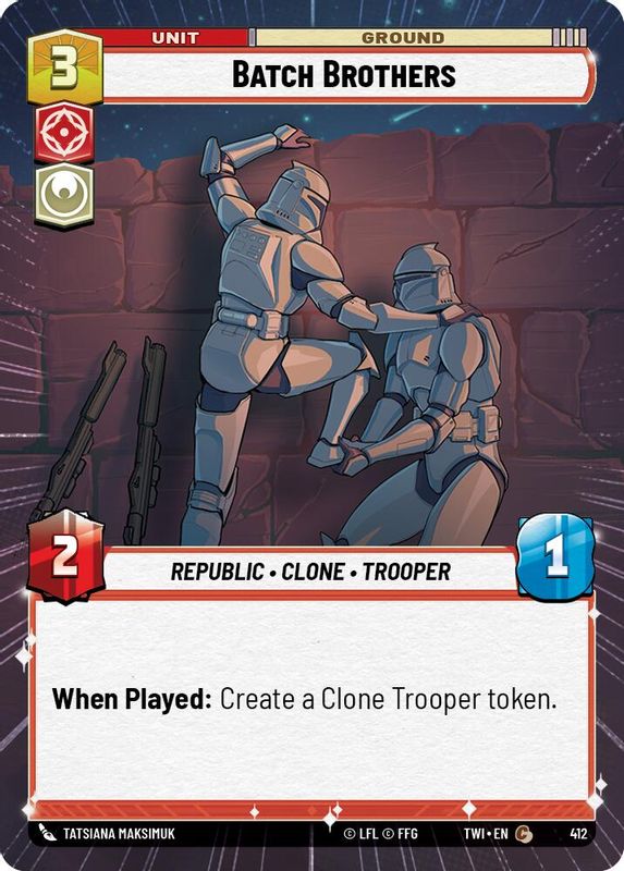 Batch Brothers (Hyperspace) - 412 - Common