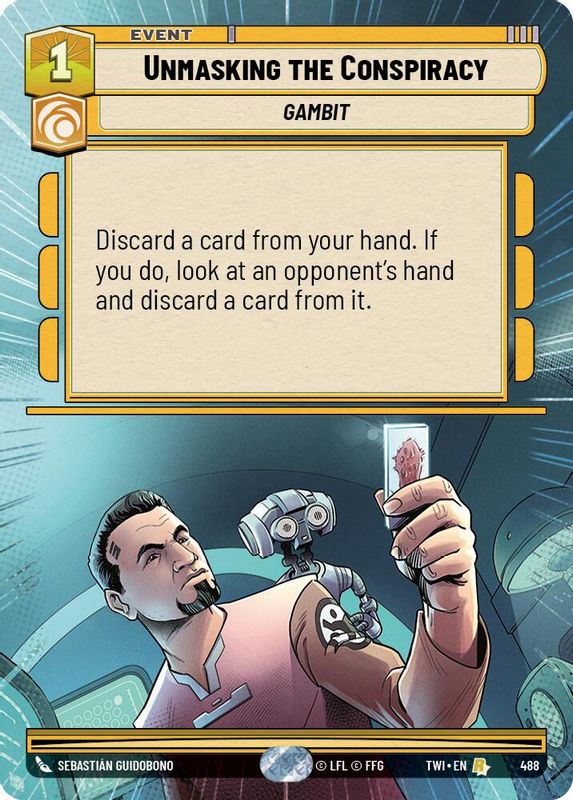 Unmasking the Conspiracy (Hyperspace) - 488 - Rare