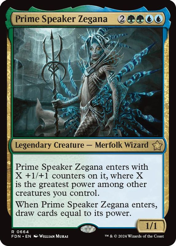 Prime Speaker Zegana - 664 - Rare