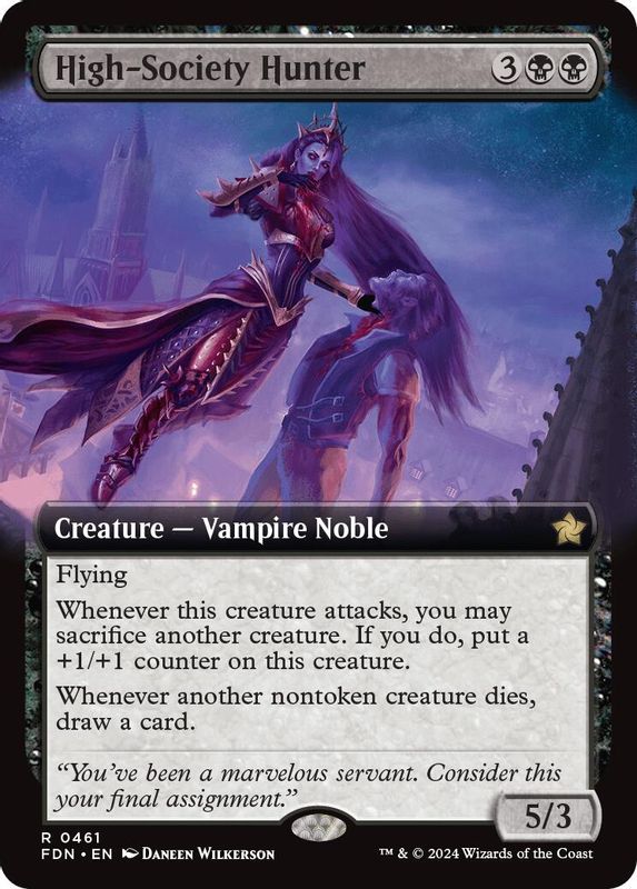 High-Society Hunter (Extended Art) - 461 - Rare