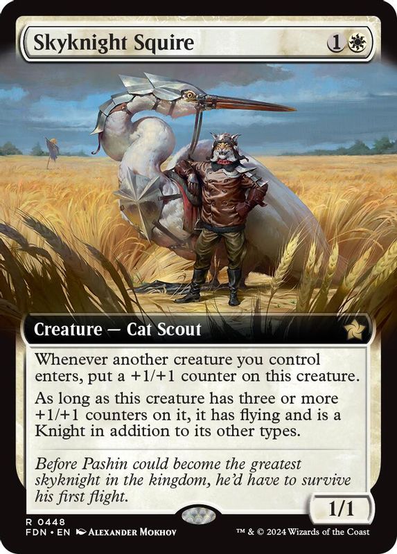 Skyknight Squire (Extended Art) - 448 - Rare