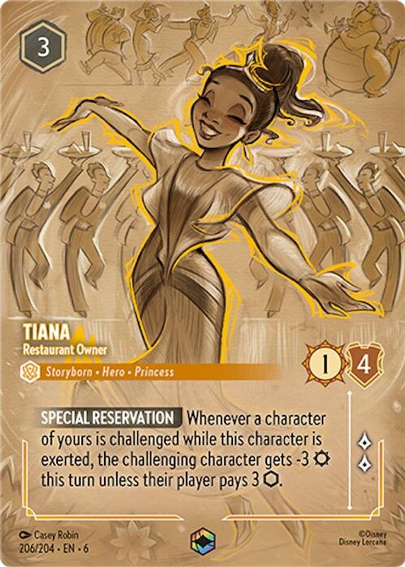 Tiana - Restaurant Owner (Enchanted) - 206/204 - Enchanted