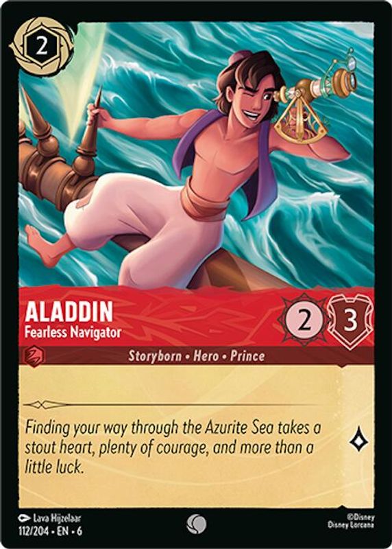 Aladdin - Fearless Navigator - 112/204 - Common
