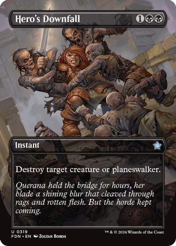 Hero's Downfall (Borderless) - 319 - Uncommon