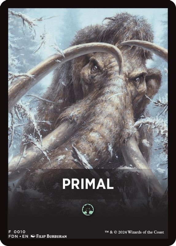 Primal Theme Card - 10 - Token