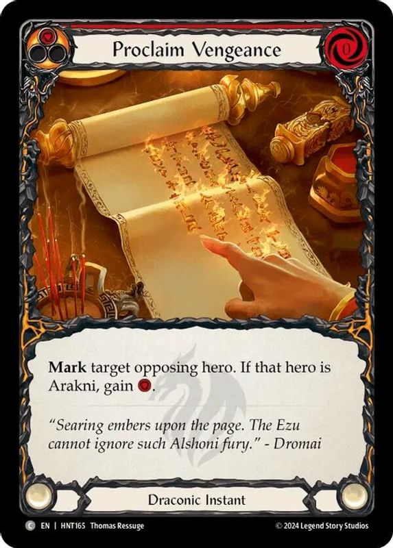 Proclaim Vengeance - HNT165 - Common