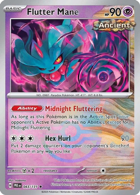 Flutter Mane (Poke Ball Pattern) - 043/131 - Rare
