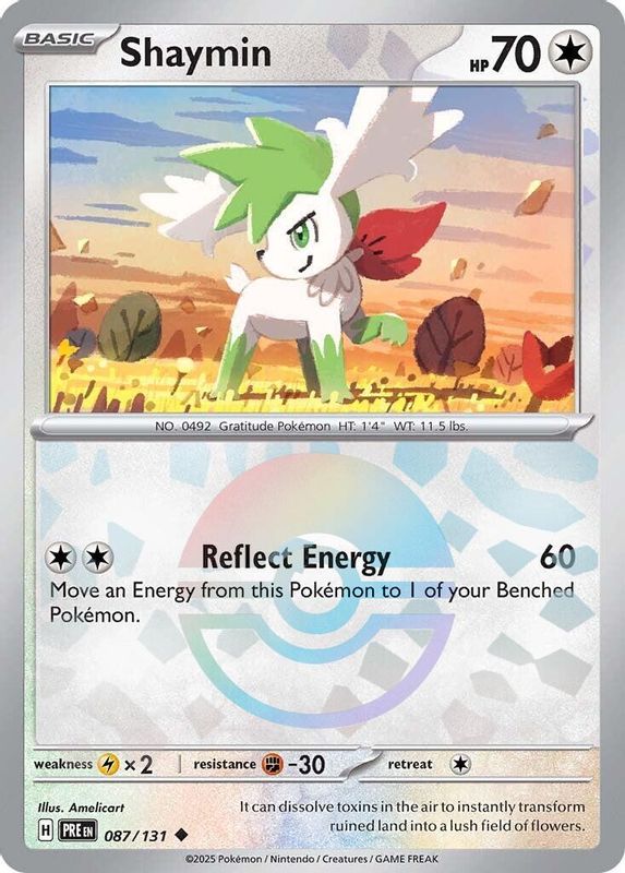 Shaymin (Poke Ball Pattern) - 087/131 - Uncommon