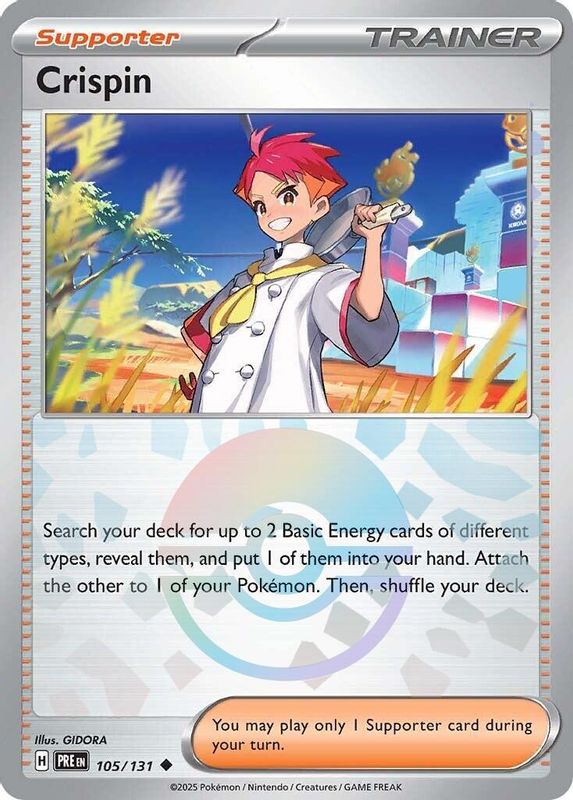Crispin - 105/131 (Poke Ball Pattern) - 105/131 - Uncommon