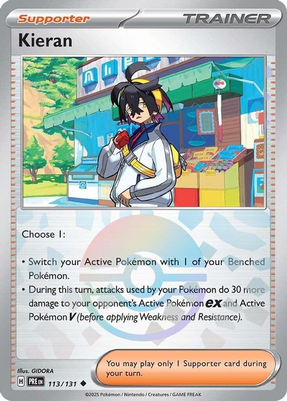 Kieran - 113/131 (Poke Ball Pattern) - 113/131 - Uncommon