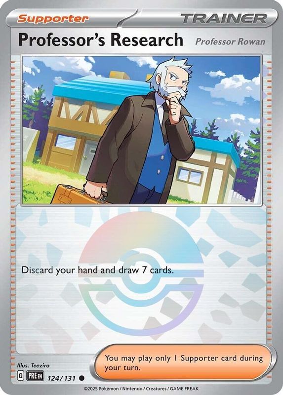 Professor's Research [Professor Rowan] (Poke Ball Pattern) - 124/131 - Common