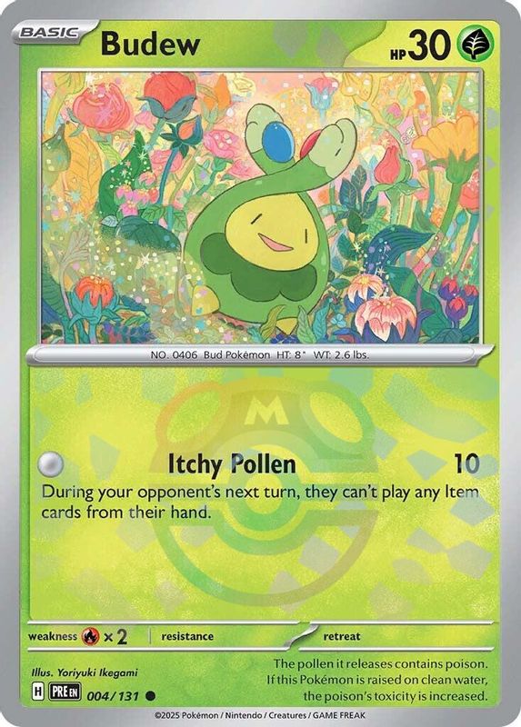 Budew (Master Ball Pattern) - 004/131 - Common