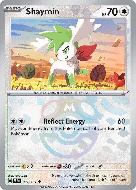 Shaymin (Master Ball Pattern) - 087/131 - Uncommon