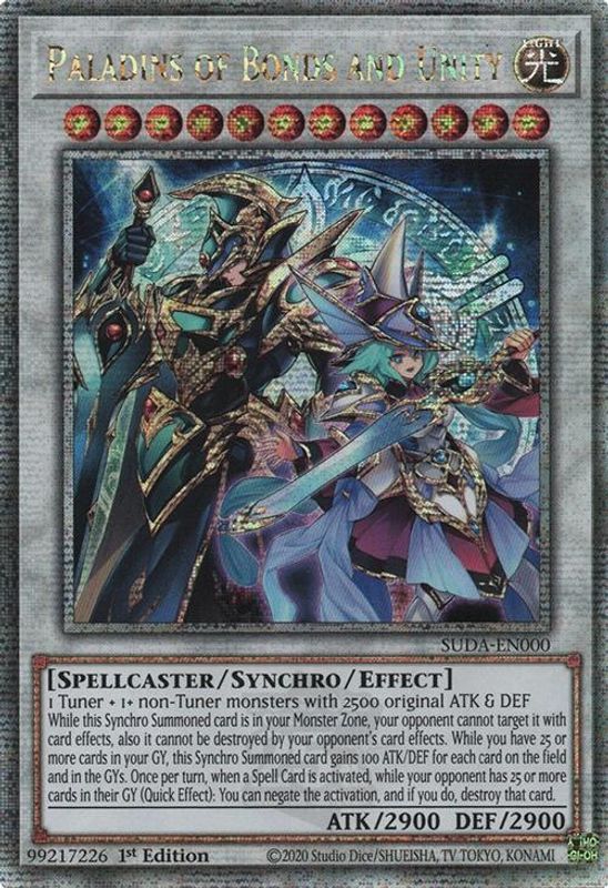 Paladins of Bonds and Unity - SUDA-EN000 - Quarter Century Secret Rare