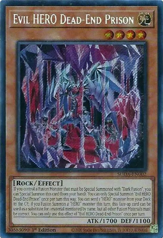 Evil HERO Dead-End Prison - SUDA-EN002 - Secret Rare
