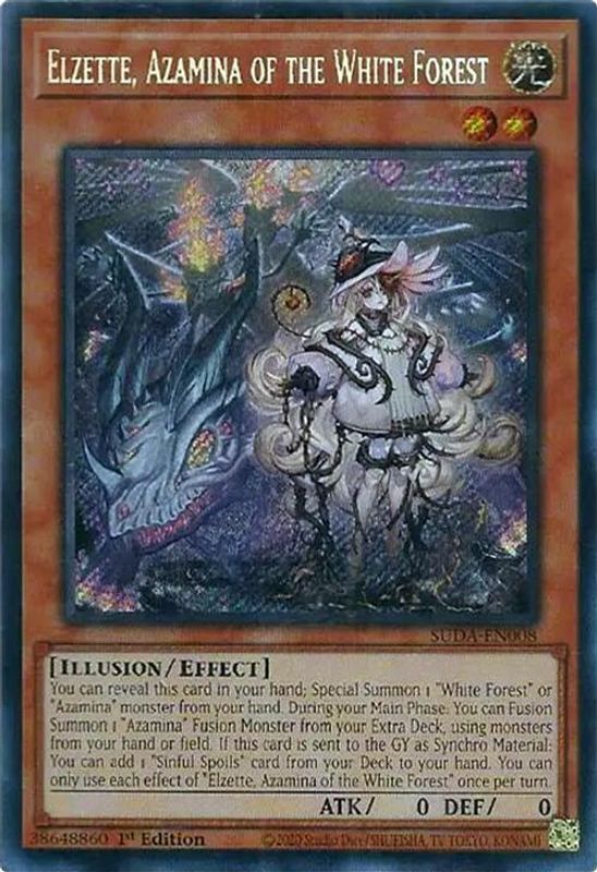 Elzette, Azamina of the White Forest - SUDA-EN008 - Secret Rare