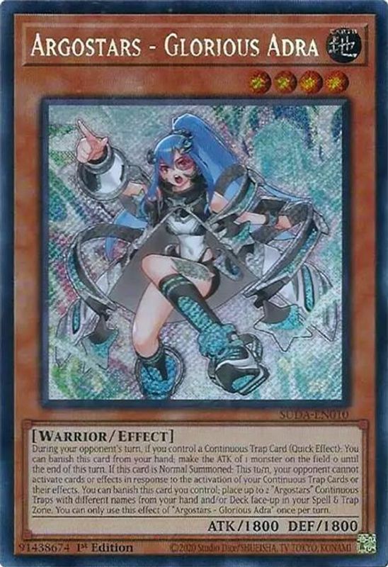 Argostars - Glorious Adra - SUDA-EN010 - Secret Rare